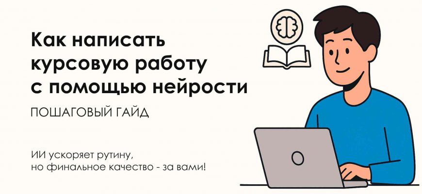 Как написать курсовую с помощью нейросети